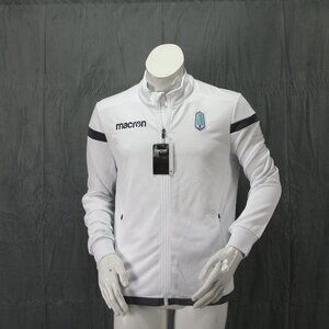 Pacific FC Warm Up Jacket by Macron -  Alternate White Base Colour Men's Medium